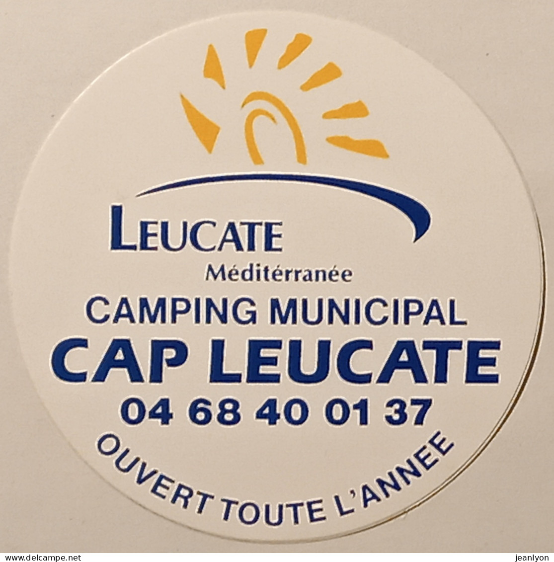 LEUCATE MEDITERRANEE - Camping Municipal CAP LEUCATE - Autocollant - Pegatinas