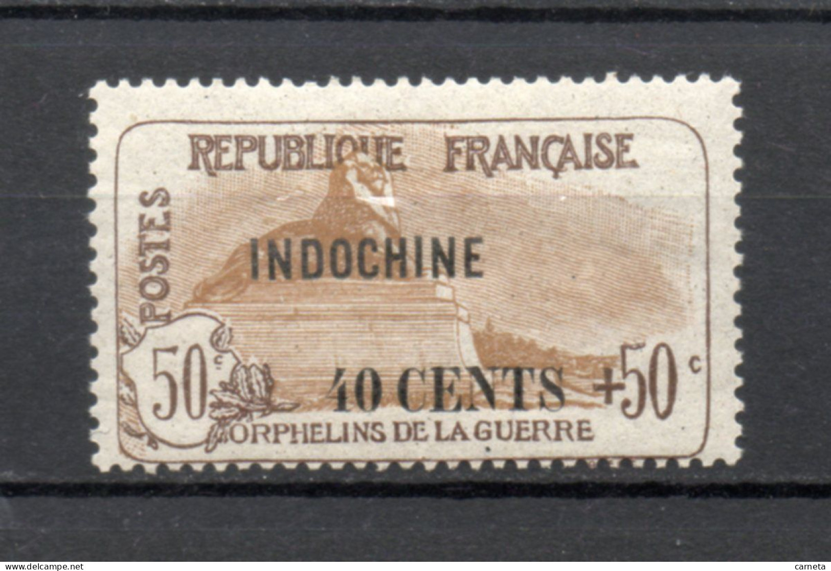 INDOCHINE  N° 93   NEUF AVEC CHARNIERE  20.00€     ORPHELINS DE GUERRE  SURCHARGE  VOIR DESCRIPTION - Nuovi