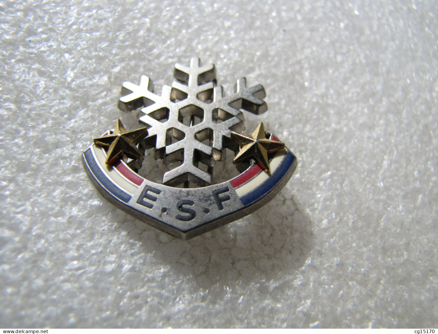 NO PIN'S   BROCHE   ESF  1 ETOILE  ECOLE DE SKI FRANÇAISE   Signé   BERAUDY - Wintersport