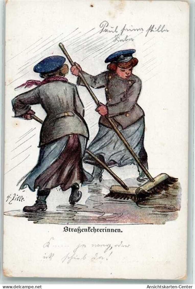 13963001 - Verlag Der Lustigen Blaetter Nr. 75 Strassenkehrerinnen - Zille, Heinrich