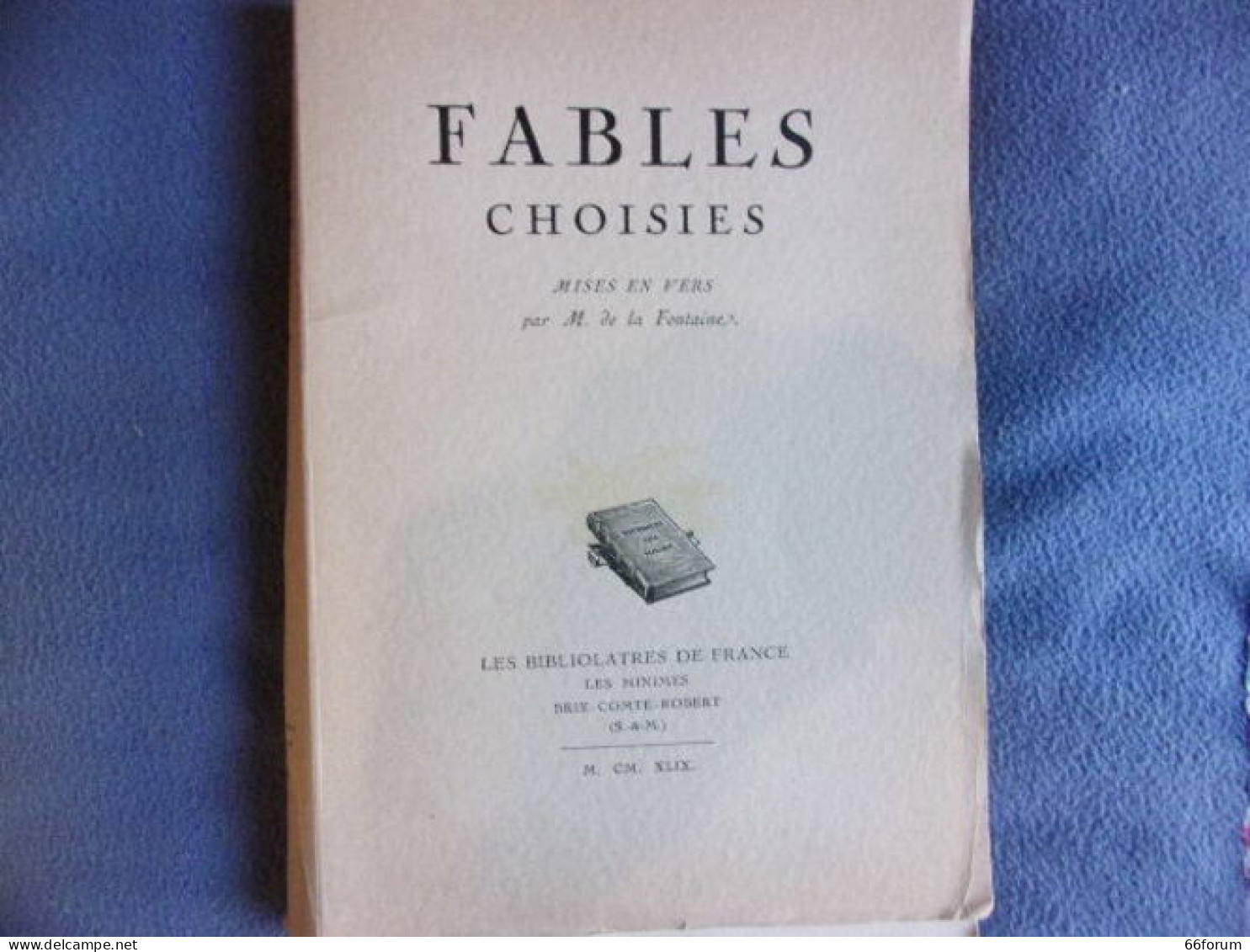 Fables Choisies Tome III - 1701-1800