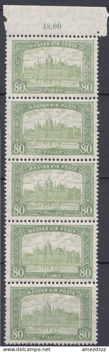 Hongrie 1917 Mi 202 NMH ** Palais Du Parlement (A16) - Nuovi