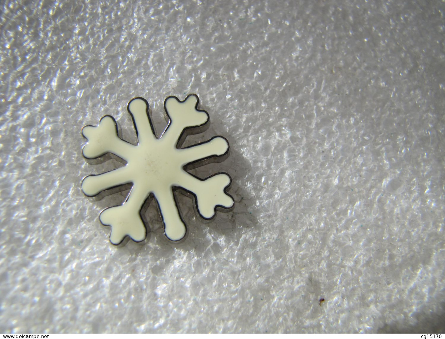 PIN'S    FLOCON DE NEIGE - Sports D'hiver