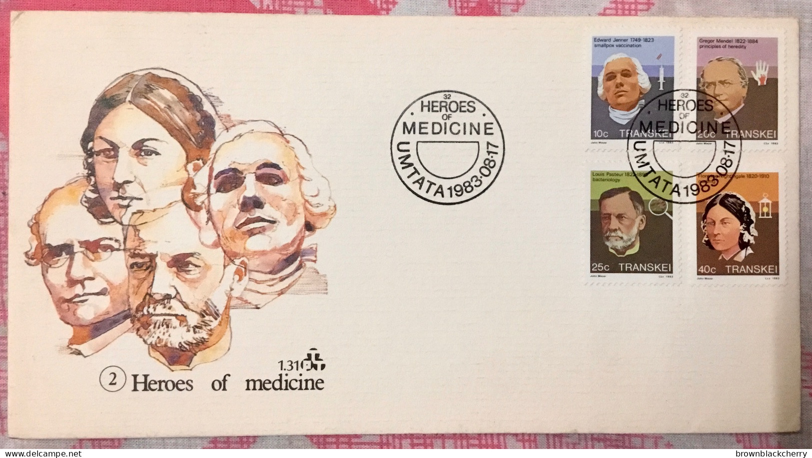 Fdc Health Disease Theme / Florence Nightingale Nurse Louis Pasteur Smallpox Mendel Bacteriology Vaccines - Maladies