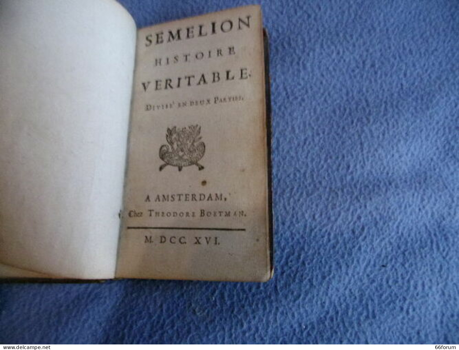 Semelion Histoire Véritable - 1701-1800