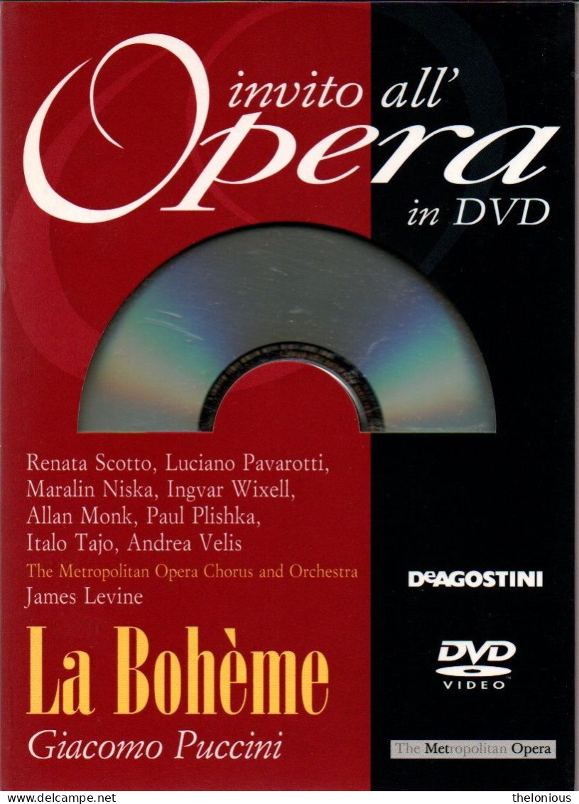 * Invito All'Opera In DVD N 1: Giacomo Puccini - La Bohème - Con Libretto - Concert Et Musique
