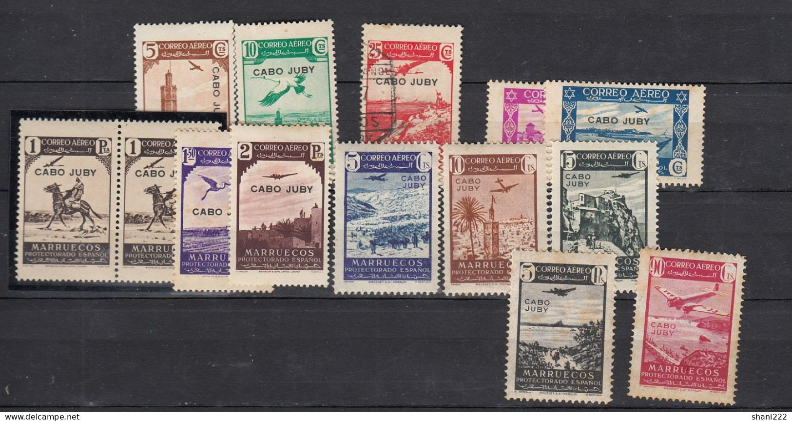 Spain - Cabo Juby - 1938-42 - Airs -  MH (2-156) - Kaap Juby