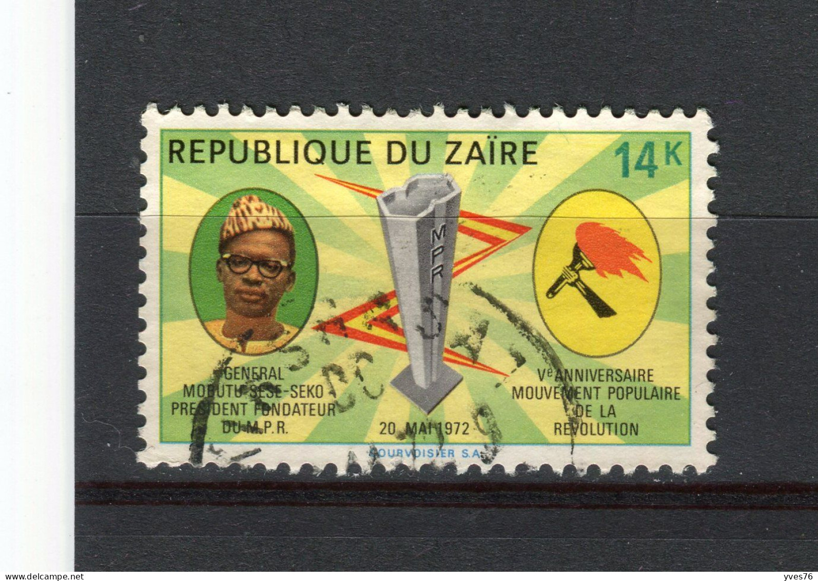 ZAIRE - Y&T N° 804° - Mouvement Populaire De La Révolution - Usados