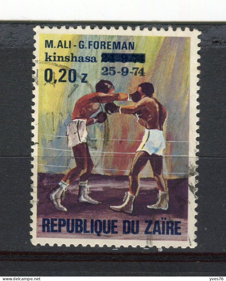 ZAIRE - Y&T N° 852° - Sport - Boxe - Oblitérés