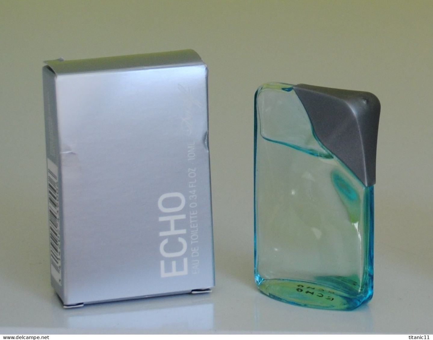 Miniature ECHO De Zino Davidoff ( France ) - Miniaturen Herrendüfte (mit Verpackung)