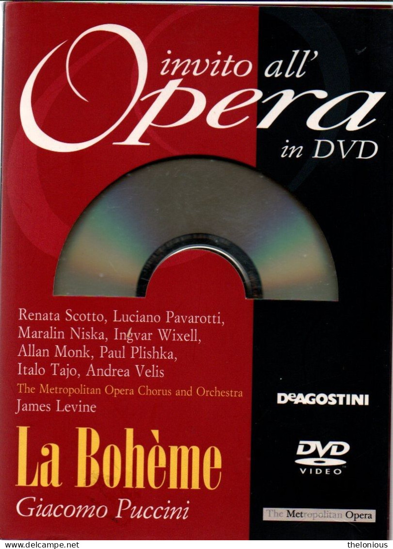 * Invito All'Opera In DVD N 1: Giacomo Puccini - La Bohème - Senza Libretto - Conciertos Y Música