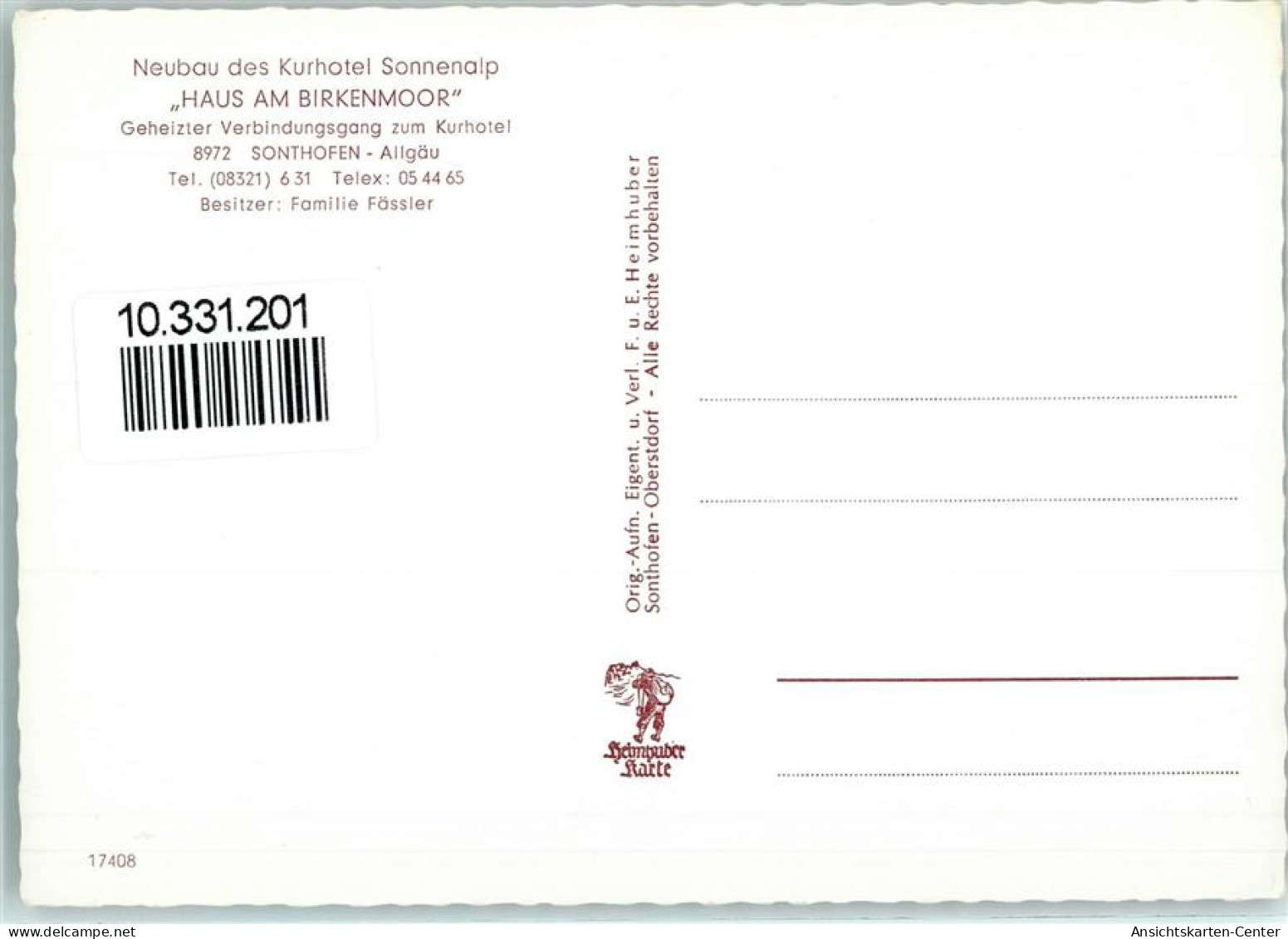 10331201 - Sonthofen , Oberallgaeu - Sonthofen