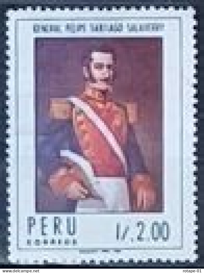 Pérou  1987  YT N°PE 858 Hommage Gal Salaverry Arequipa - O - Peru