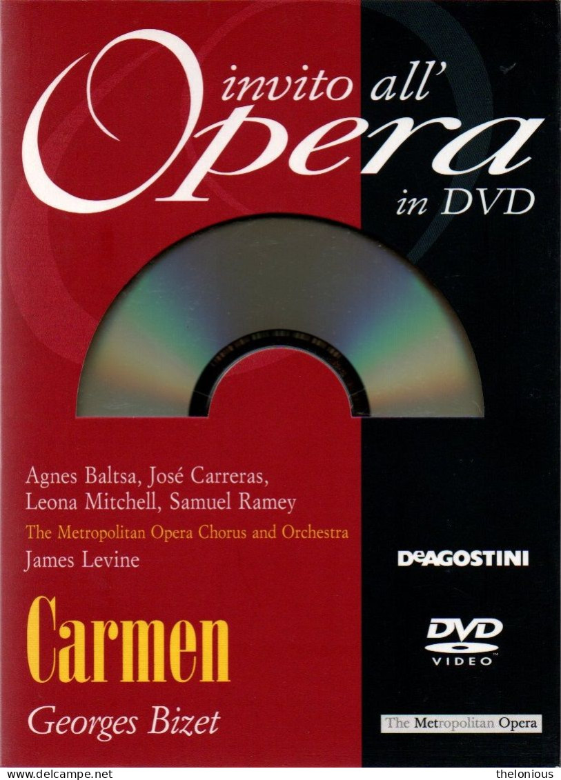 * Invito All'Opera In DVD N 2: Georges Bizet - Carmen - Con Libretto - Concert En Muziek