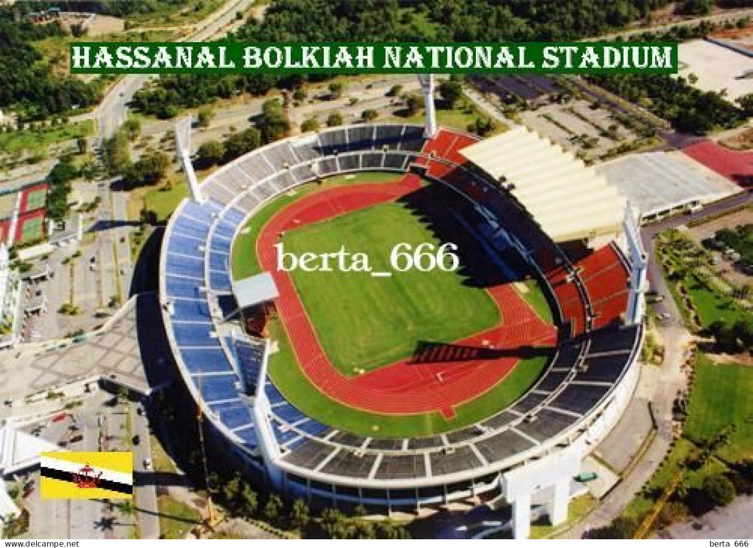 Brunei Bandar Seri Begawan Hassanal Bolkiah National Stadium New Postcard - Brunei