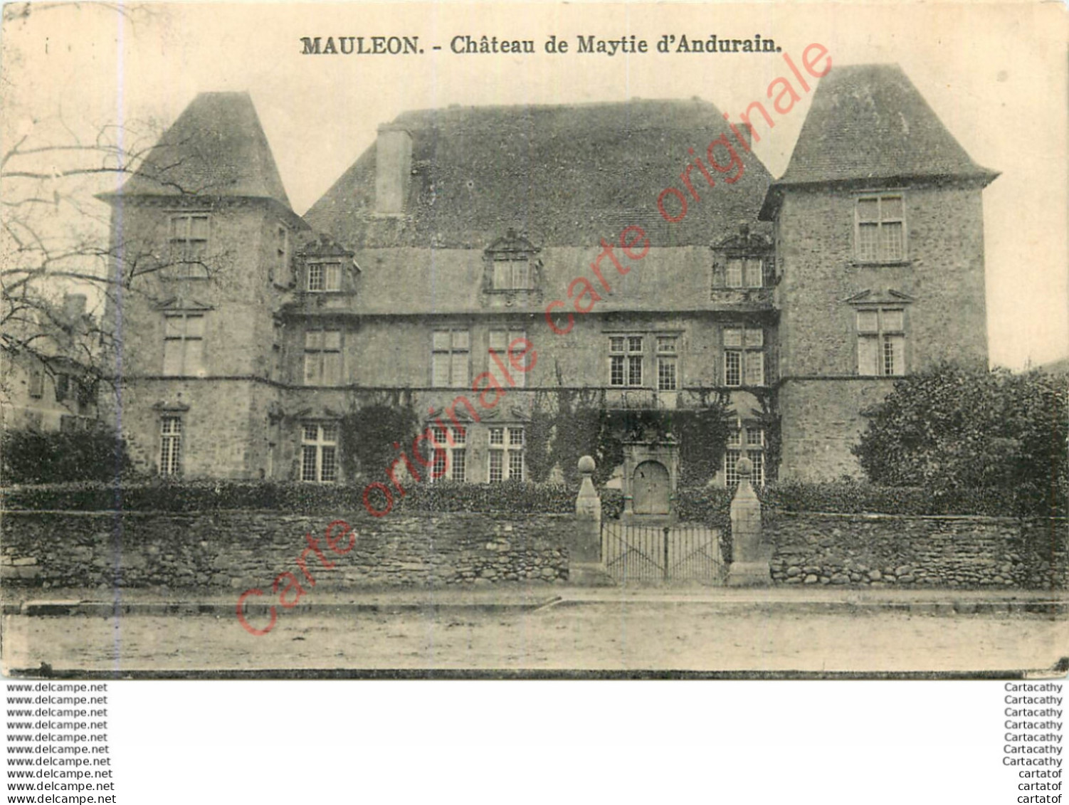 64.  MAULEON .  Château De Maytie D'Andurain . - Mauleon Licharre