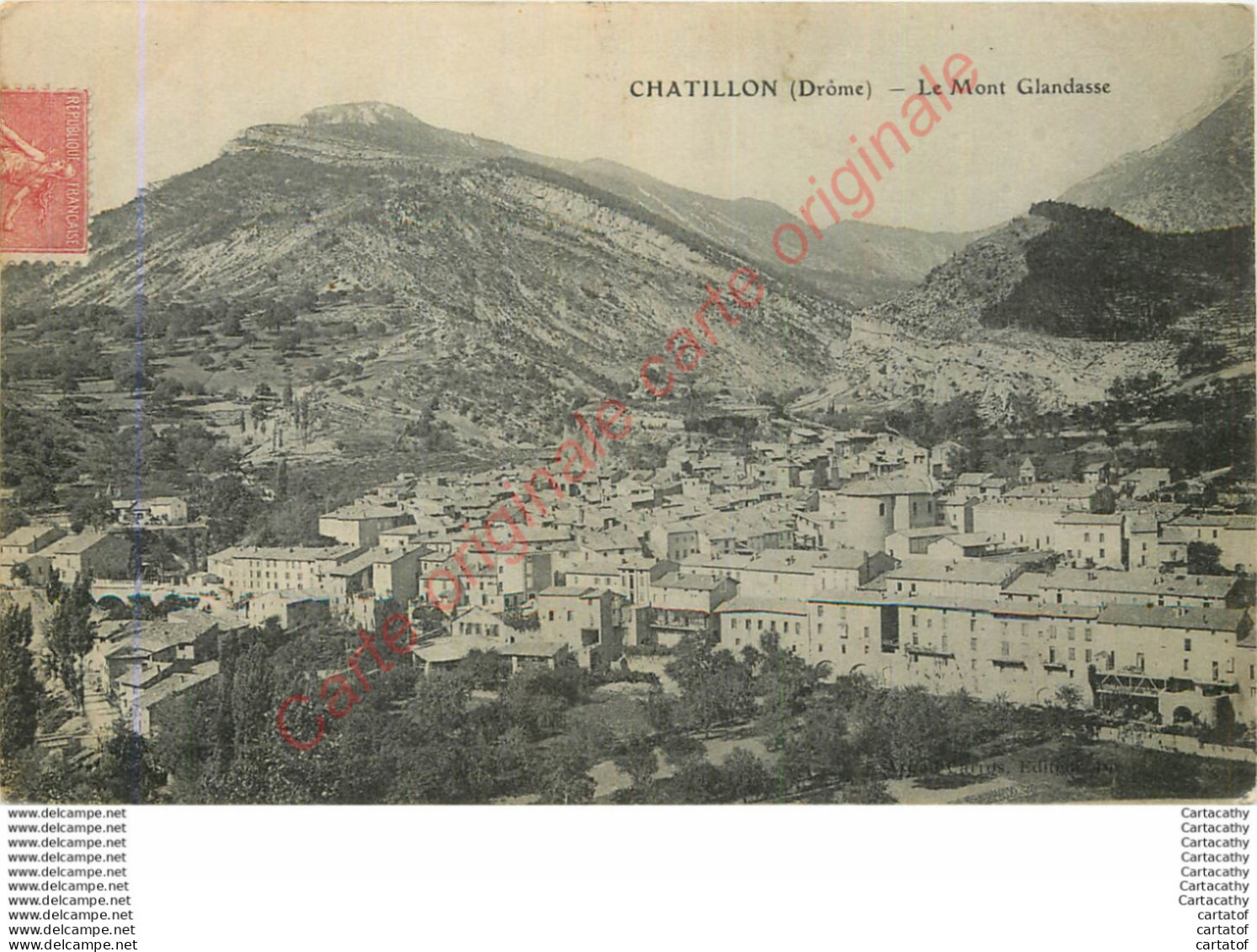 26.  CHATILLON .  Le Mont Glandasse . - Châtillon-en-Diois