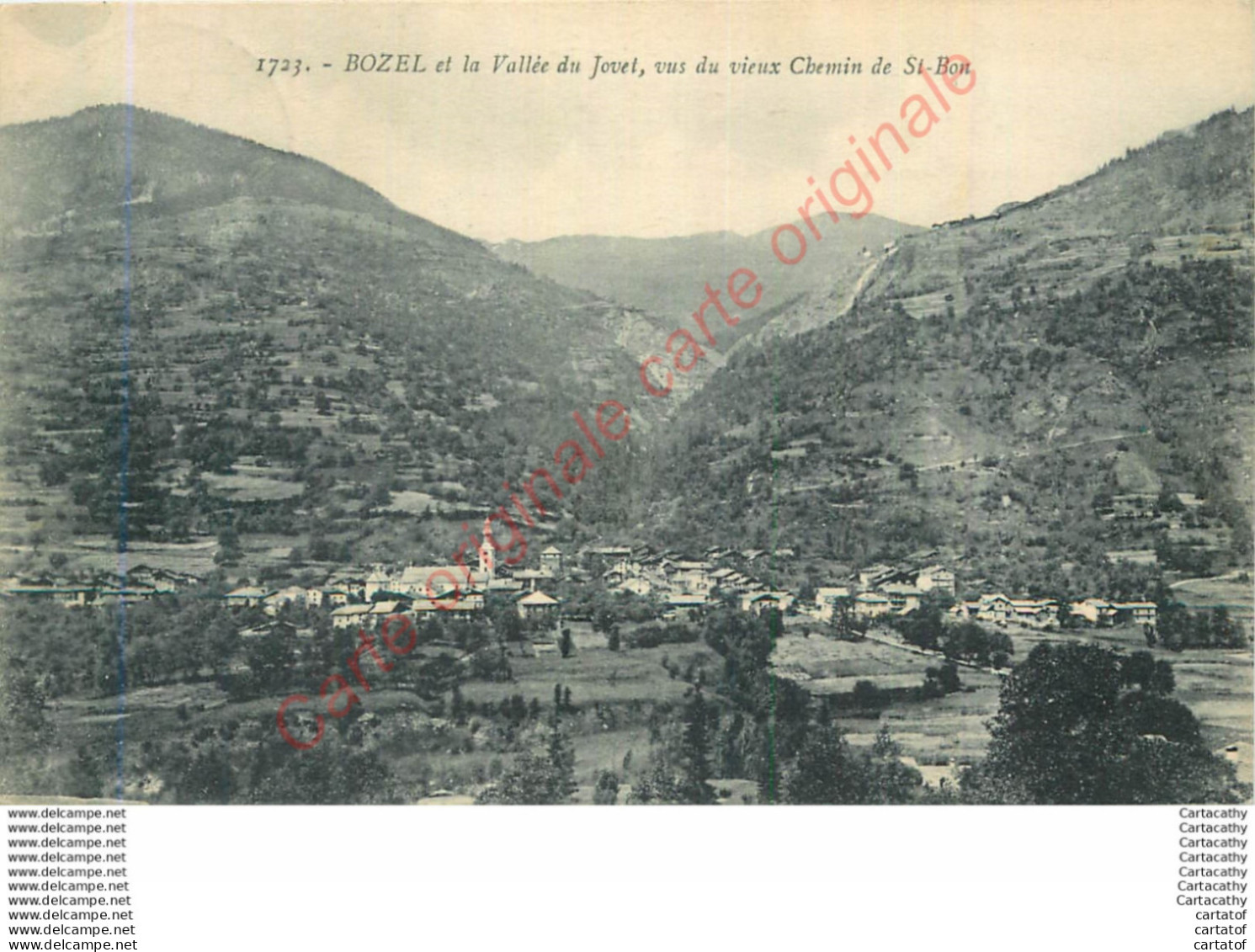 73.  BOZEL Et La Vallée Du Jovet . - Bozel