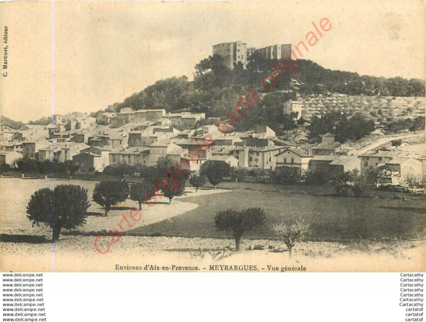 13. MEYRARGUES .  Vue Générale . - Meyrargues