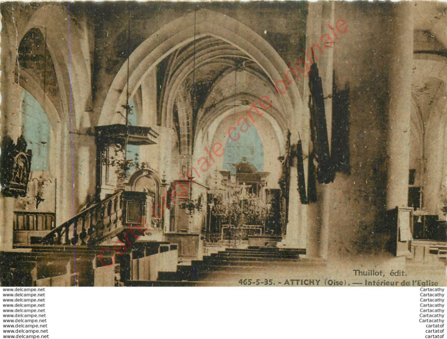 60. ATTICHY .  Intérieur De L'Eglise . - Attichy