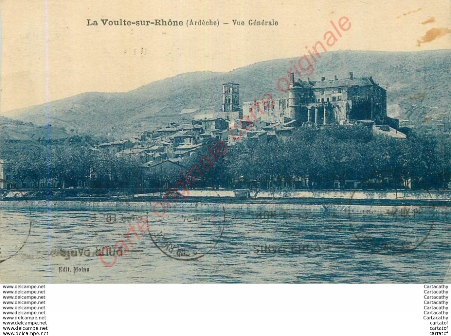 07.  LA VOULTE SUR RHONE .  Vue Générale .  ( LAVOULTE ) . - La Voulte-sur-Rhône