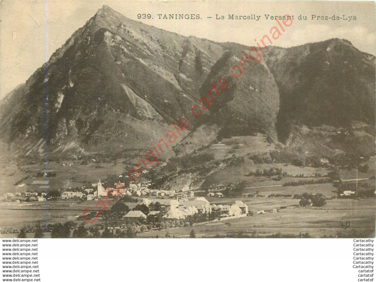 74.  TANINGES .  Le Marcelly Versant Du Praz De Lys . - Taninges