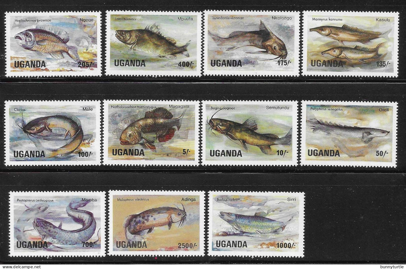 Uganda 1985 Freshwater Fish Fishes MNH - Ouganda (1962-...)