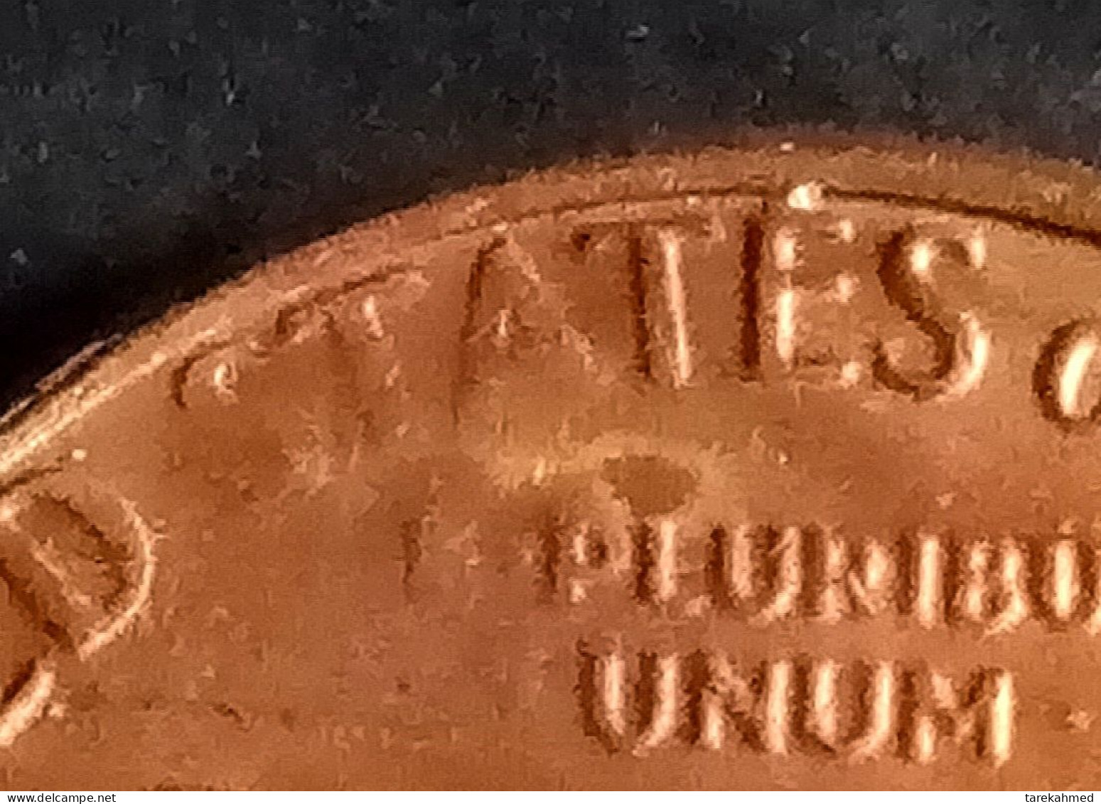 USA , ERROR Lincoln Cent, 1982, U.S. Mint, Philadelphie, UNC, Agouz - 1959-…: Lincoln, Memorial Reverse