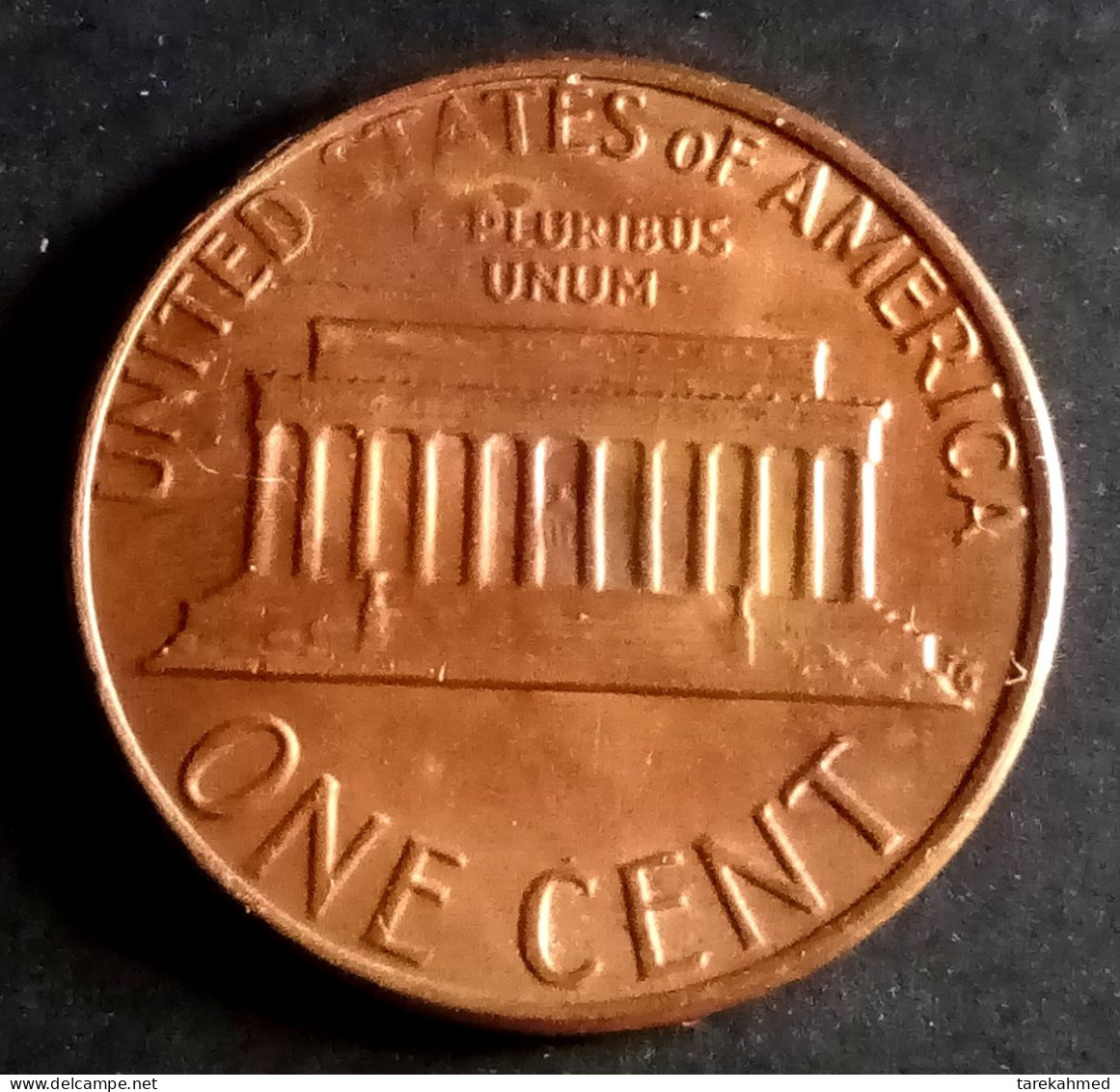 USA , ERROR Lincoln Cent, 1982, U.S. Mint, Philadelphie, UNC, Agouz - 1959-…: Lincoln, Memorial Reverse