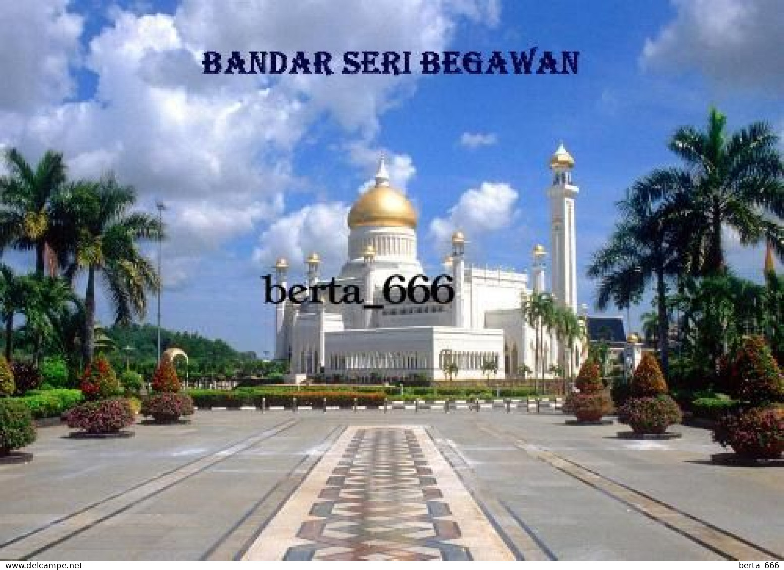 Brunei Bandar Seri Begawan Mosque New Postcard - Brunei