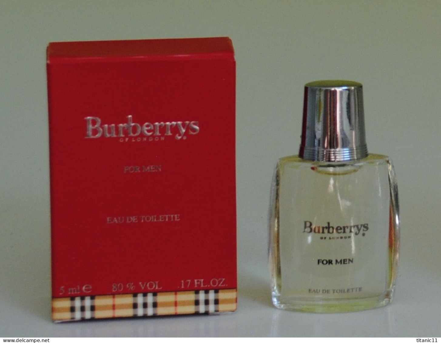 Miniature BURBERRY'S OF LONDON FOR MEN De Burberrys ( Etats-Unis ) - Mignon Di Profumo Uomo (con Box)