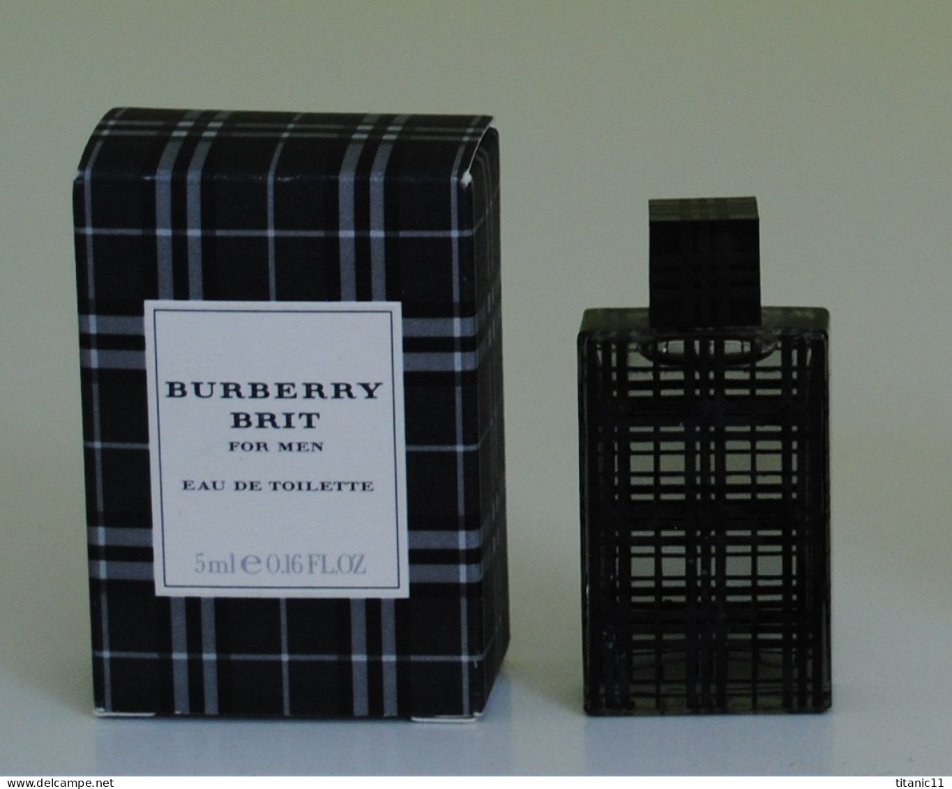 Miniature BRIT FOR MEN De Burberrys ( Etats-Unis ) - Miniatures Men's Fragrances (in Box)