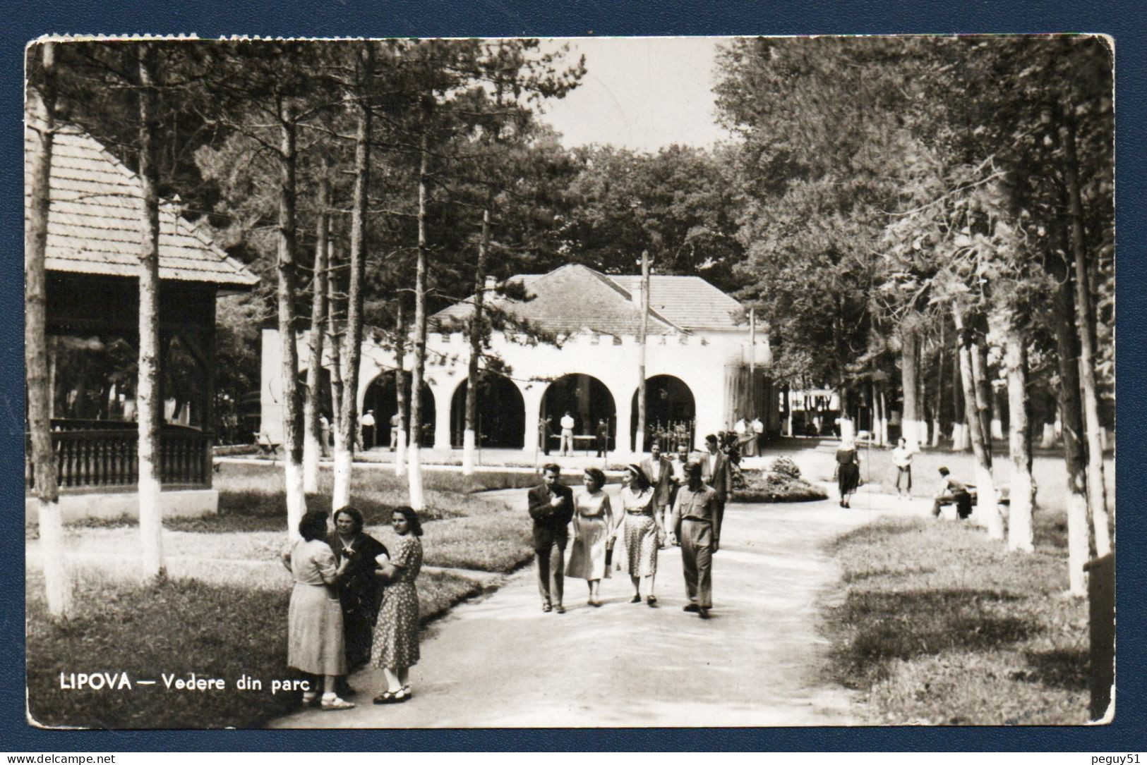 Roumanie. Lipova (Arad).Sur La Rive Droite De La Rivière Mures. Vedere Din Parc. Vue Prise Depuis Le Parc.  1961 - Romania