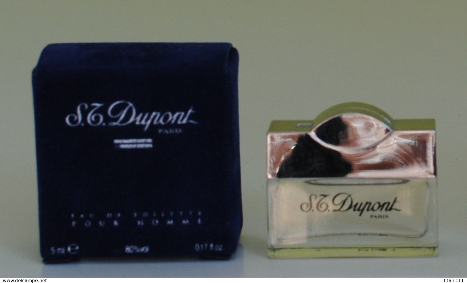 Miniature S.T. DUPONT POUR HOMME De S.T. DUPONT ( France ) - Miniatures Hommes (avec Boite)