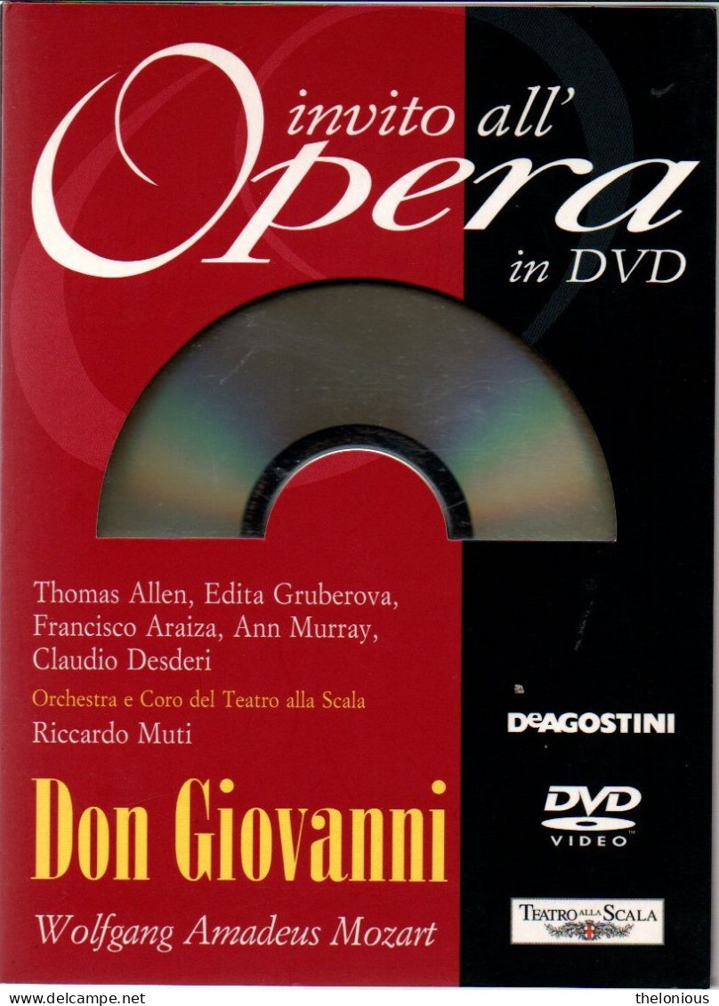 * Invito All'Opera In DVD N 4: W. A. Mozart - Don Giovanni - Con Libretto - Concerto E Musica