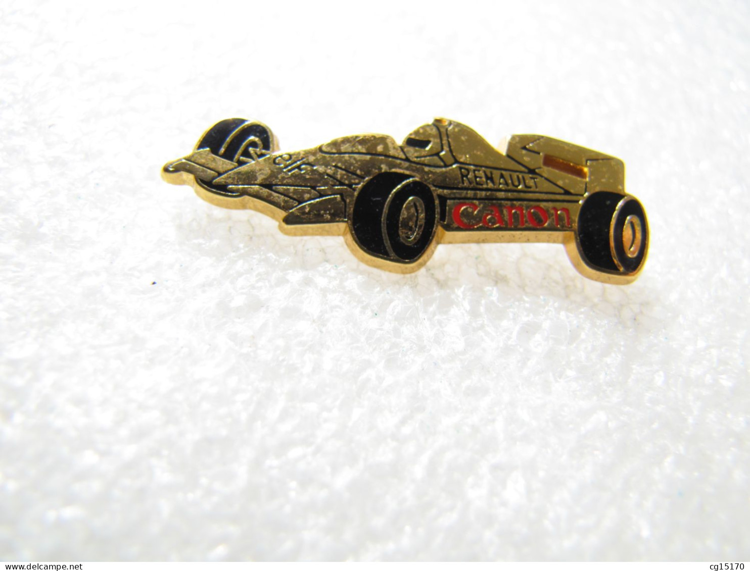 PIN'S    RENAULT   CANON  FORMULE 1  Zamak  DRAGO - Renault