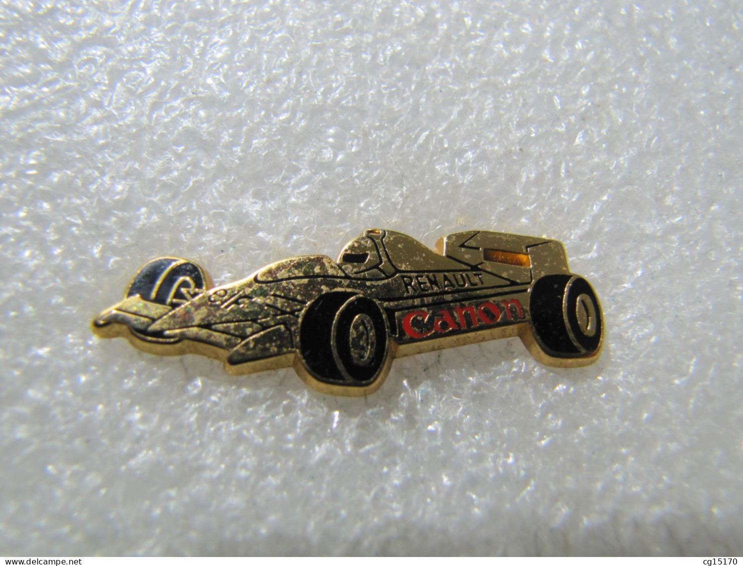 PIN'S    RENAULT   CANON  FORMULE 1  Zamak  DRAGO - Renault