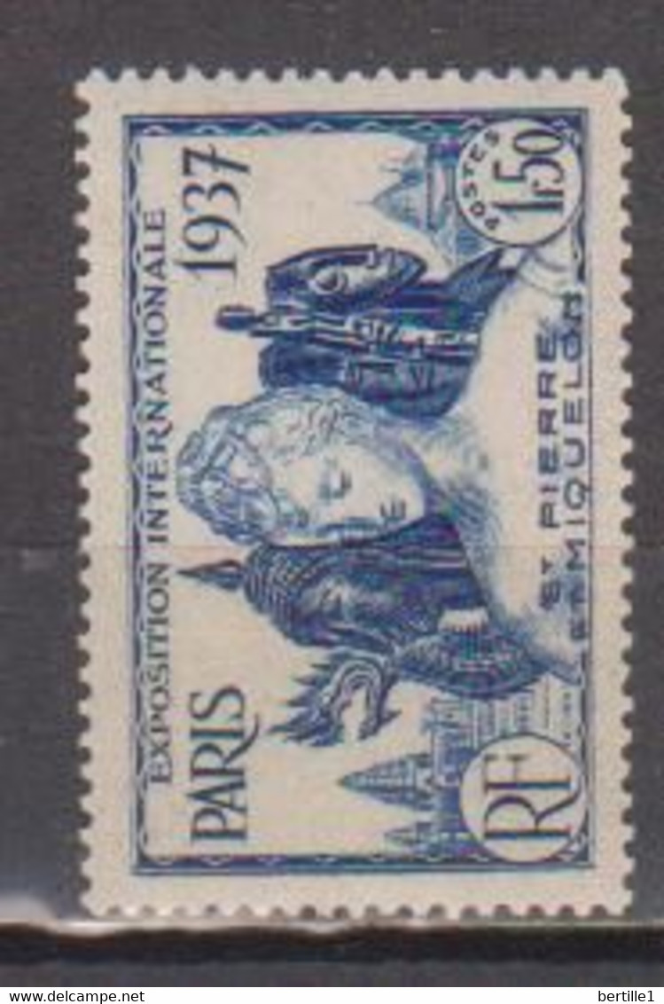 SAINT PIERRE ET MIQUELON          N°  YVERT 165  NEUF AVEC CHARNIERES      ( CHARN   02/ 54 ) - Neufs