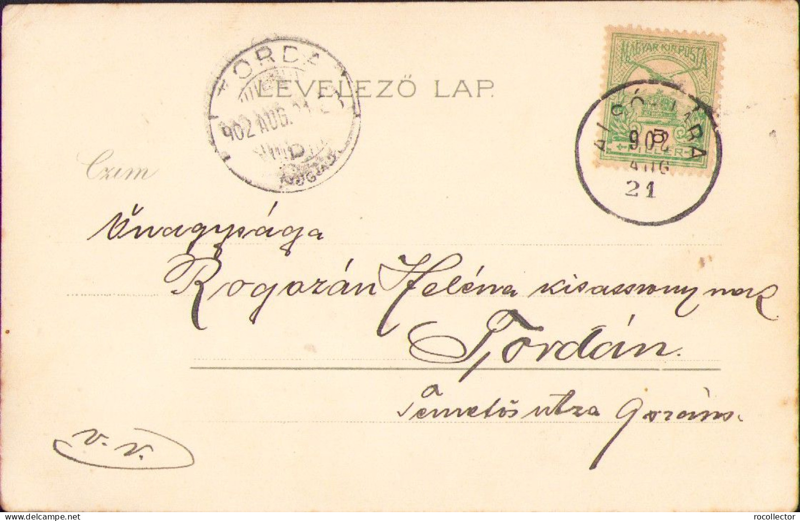 Genf Geneva Postcard Circulated Alsó-Jára Torda CP524N - Hungary