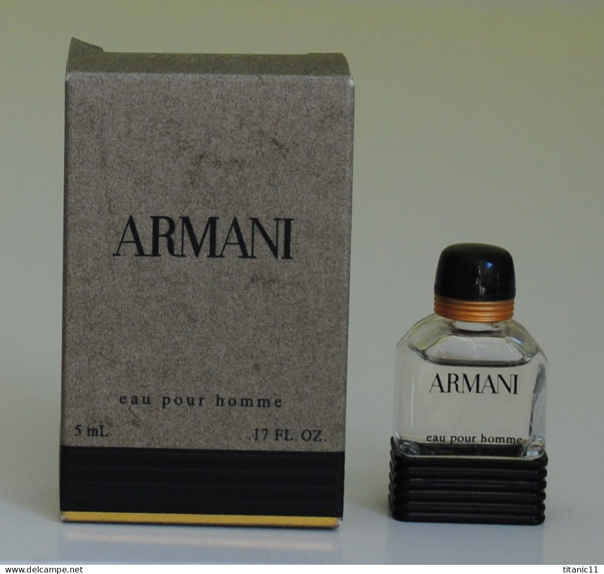 Miniature ARMANI POUR HOMME De Giorgio Armani ( France ) - Miniaturen Herrendüfte (mit Verpackung)