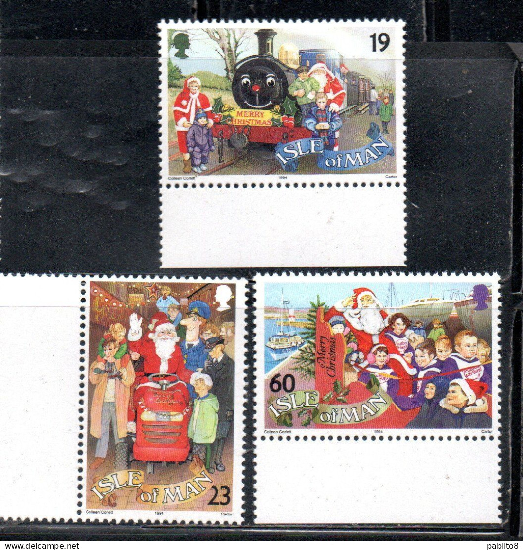 ISOLA DI MAN ISLE OF MAN 1994 CHRISTMAS NATALE NOEL WEIHNACHTEN NAVIDAD COMPLETE SET SERIE COMPLETA MNH MNH - Man (Eiland)