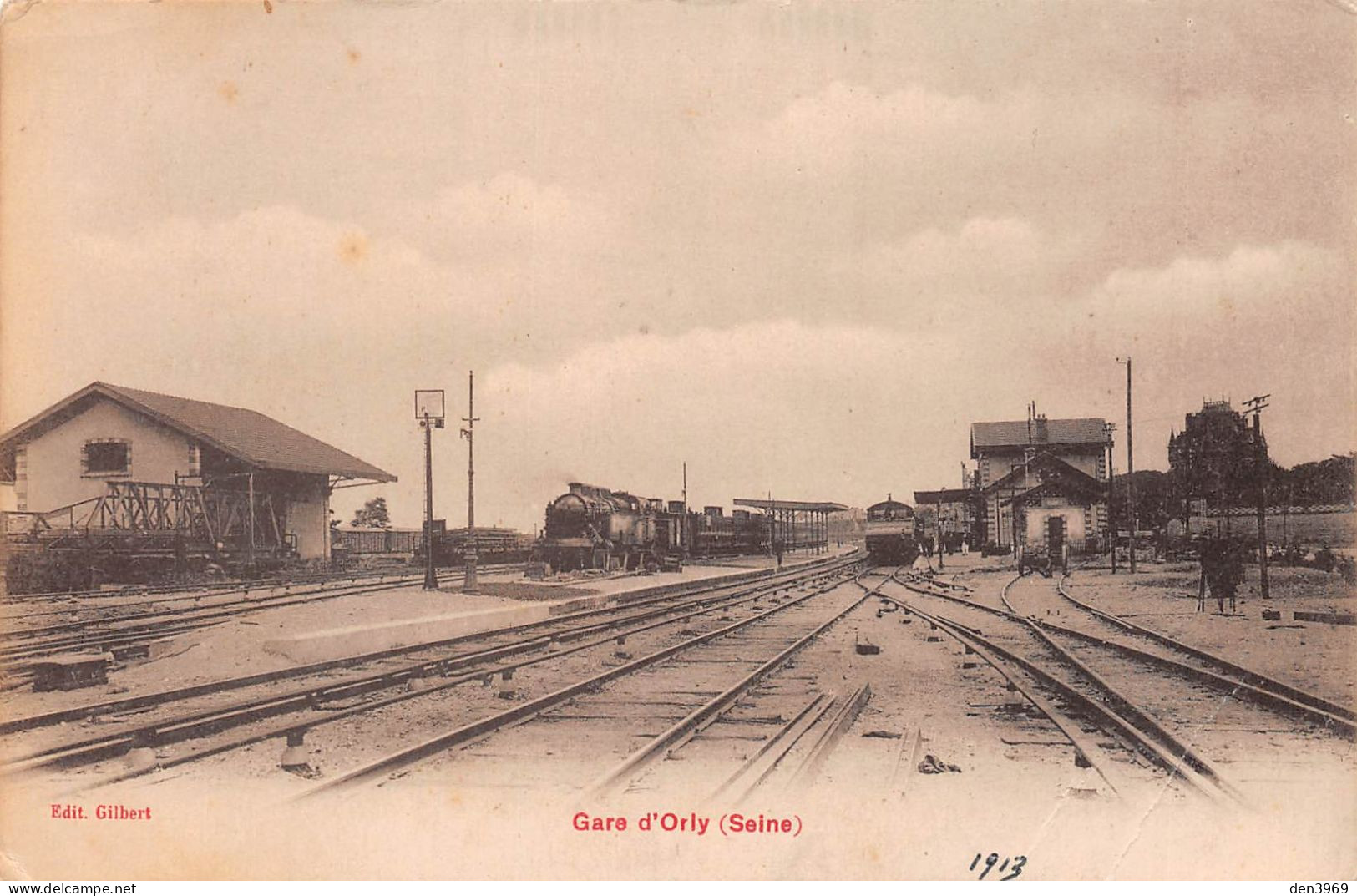 Gare D'ORLY (Val-de-Marne) Avec Train - Orly