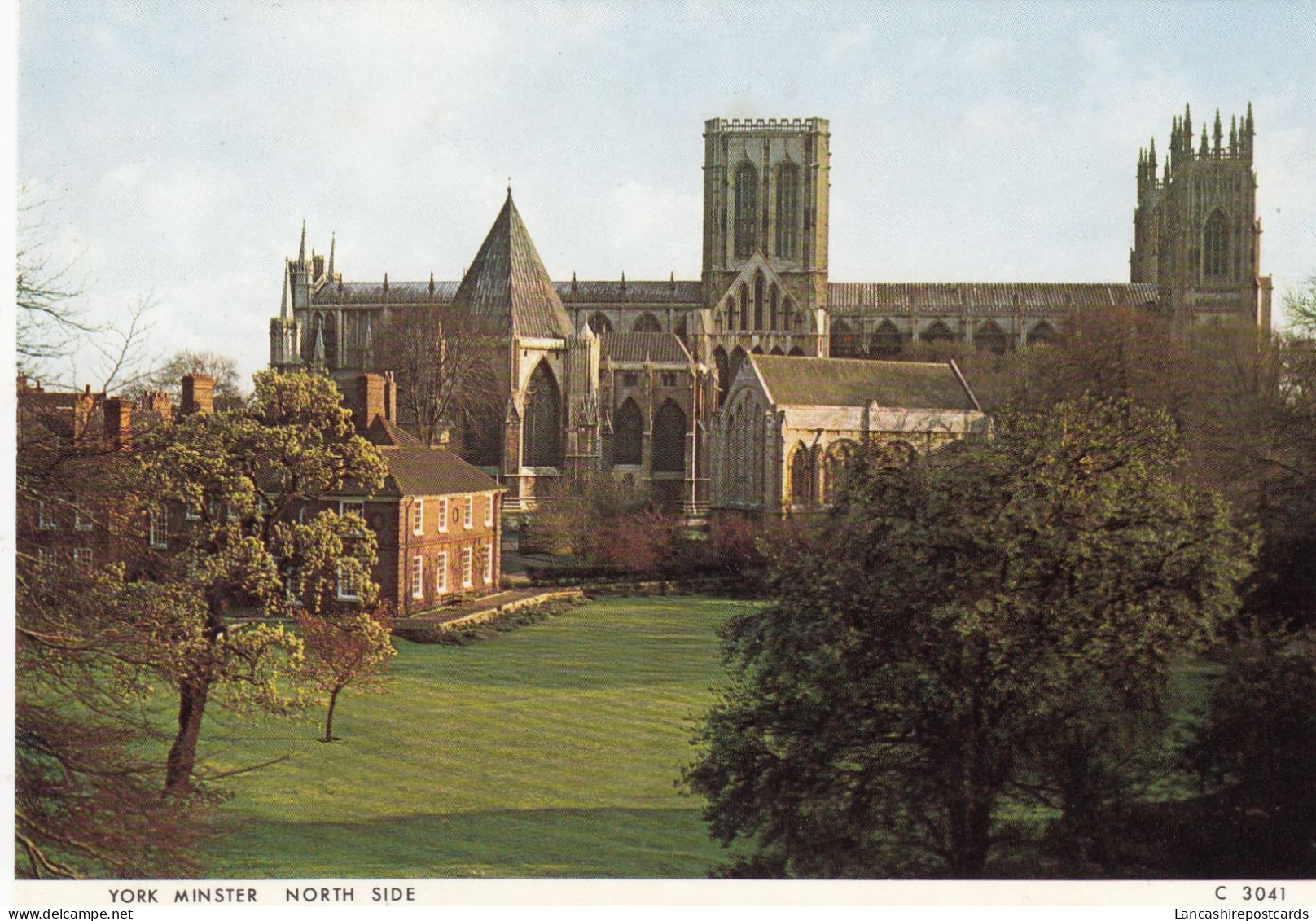 Postcard York Minster North Side My Ref B26450 - York