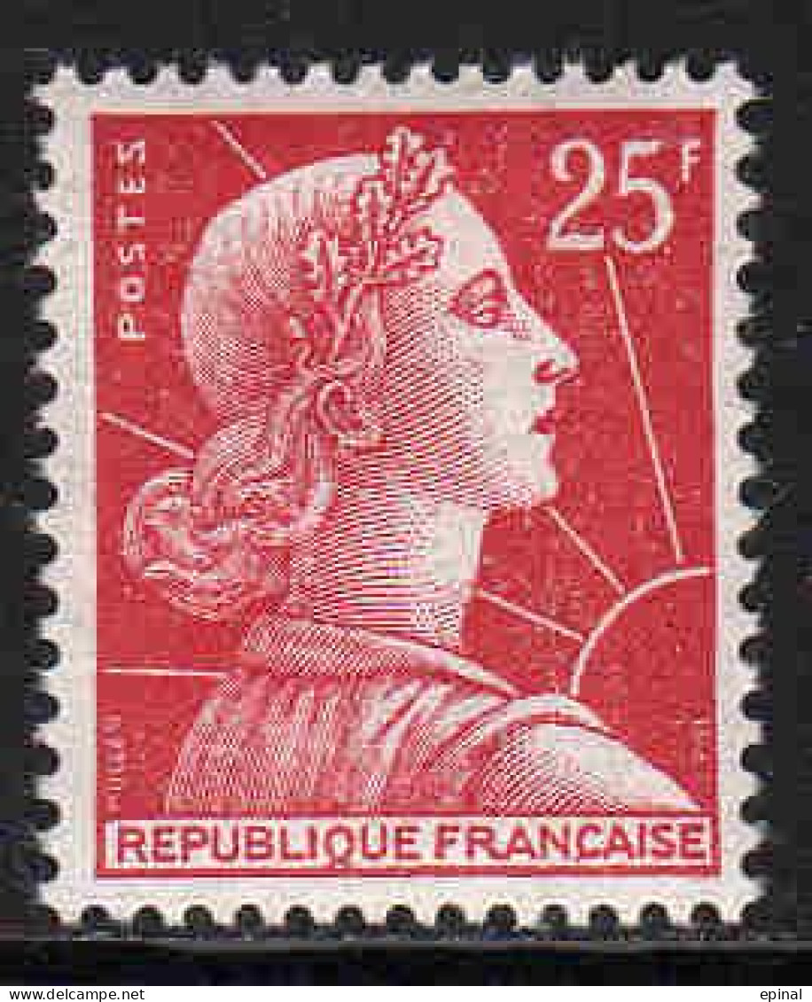 FRANCE : N° 1011C * Et Oblitéré (Marianne De Muller) - PRIX FIXE - - 1955-1961 Marianne Van Muller