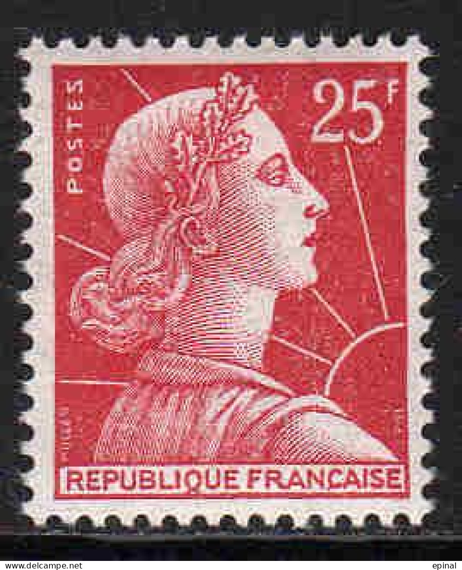 FRANCE : N° 1011C * Et Oblitéré (Marianne De Muller) - PRIX FIXE - - 1955-1961 Marianne (Muller)