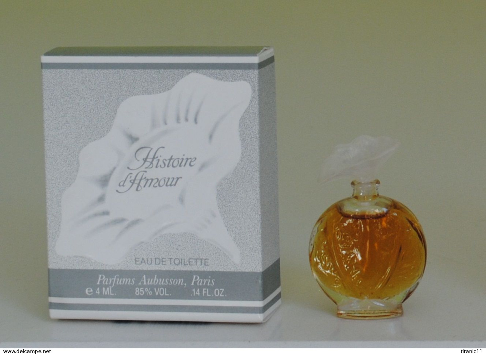 Miniature Histoire D'Amour De Parfums Aubusson ( France ) - Miniaturen Damendüfte (mit Verpackung)