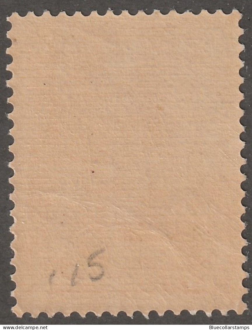 Persia, Middle East, Stamp, Scott#115, Mint, Hinged, 3kr, Yellow - Iran