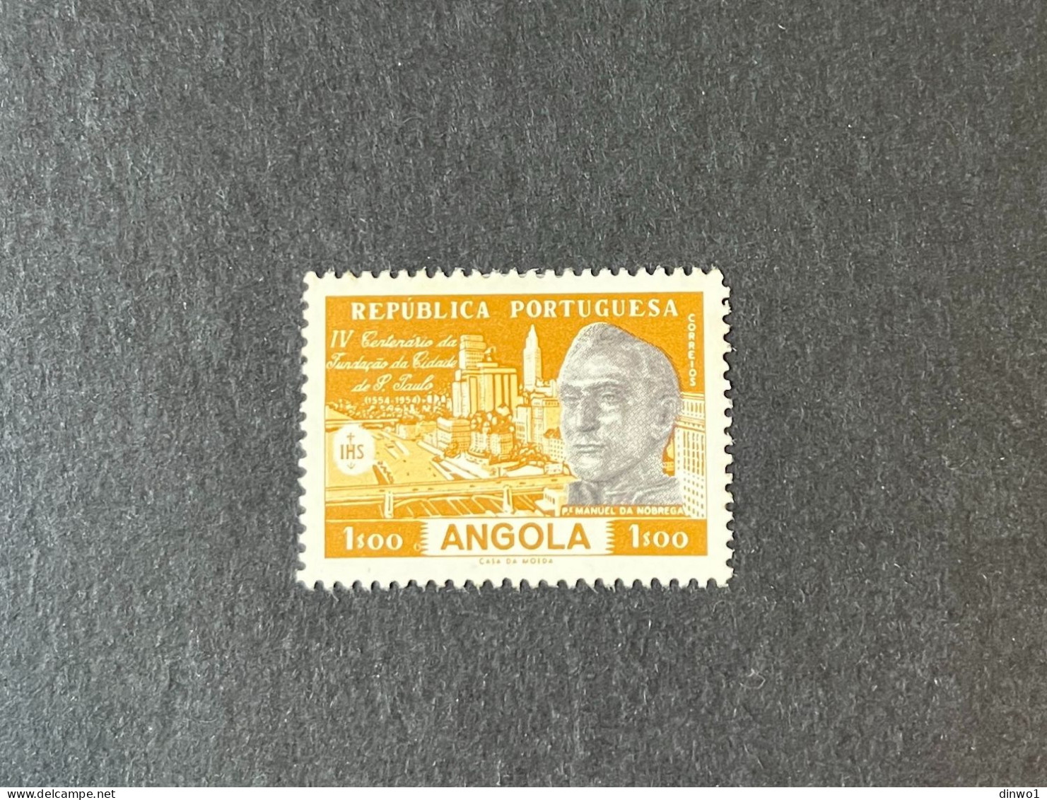 (T2) Angola - 1954 S. Paulo City - MH - Angola