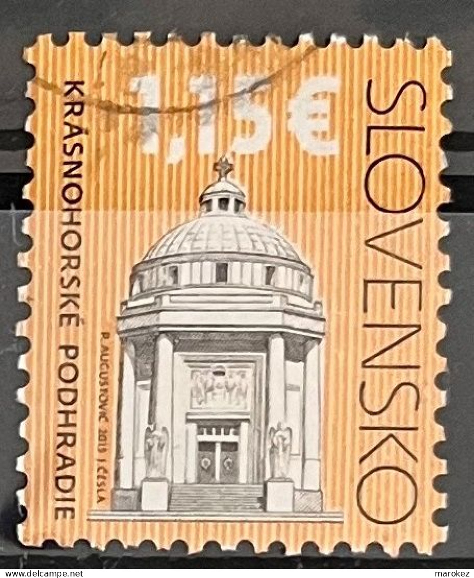 SLOVAKIA 2015 Definitives - Cultural Heritage; Krasnohorsko Podhradie Postally Used MICHEL # 754 - Gebraucht