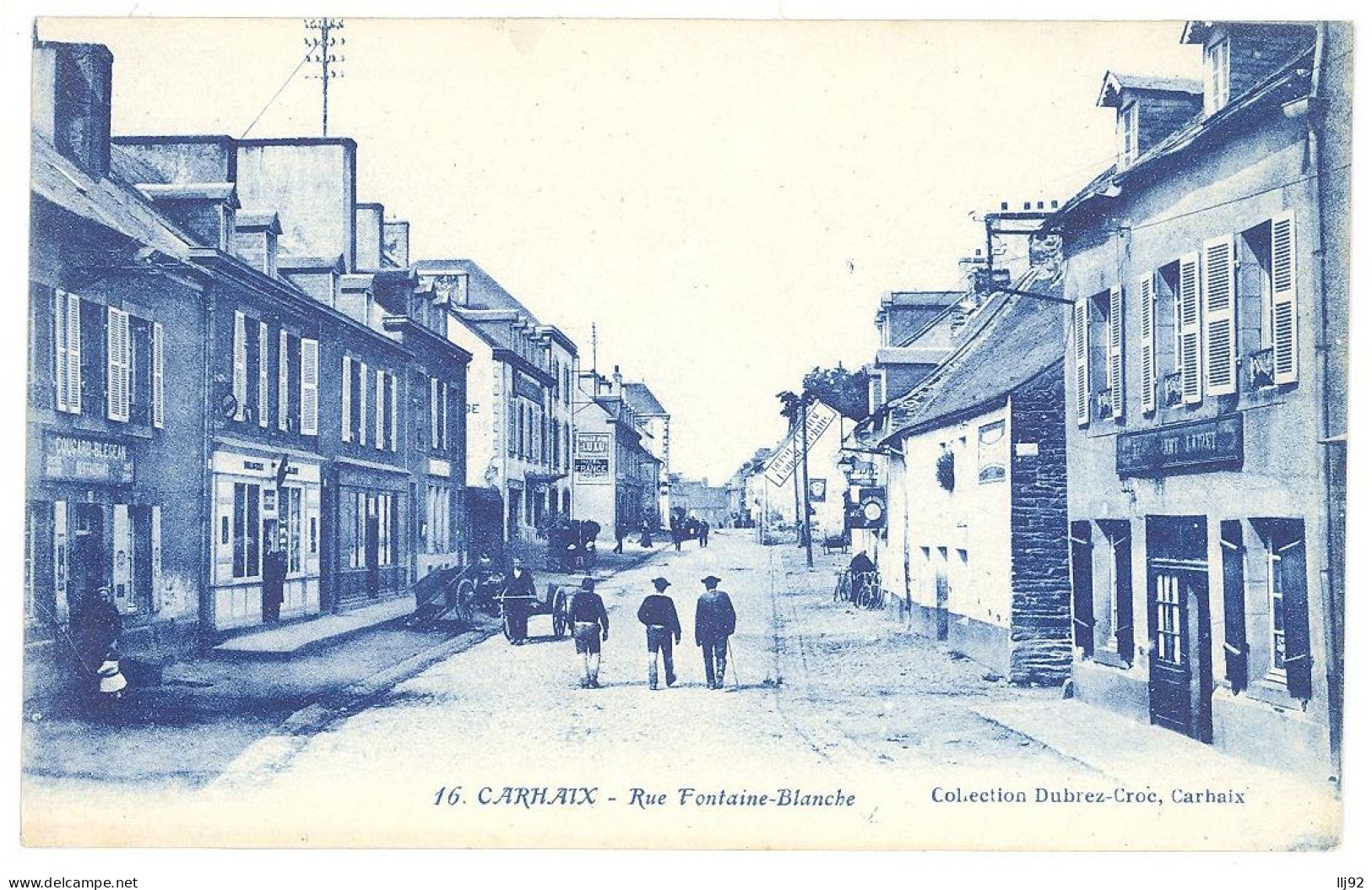 CPA 29 - CARHAIX (Finistère) - 16. Rue Fontaine Blanche - Carhaix-Plouguer